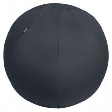 Leitz Ergo Active Balon de Asiento Antideslizante 65cm - Asa de Transporte Resistente - Carga Maxima de 150kg - Funda Lavable - Color Gris Oscuro