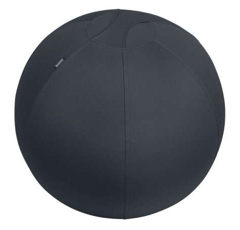 Leitz Ergo Active Balon de Asiento Antideslizante 65cm - Asa de Transporte Resistente - Carga Maxima de 150kg - Funda Lavable - Color Gris Oscuro