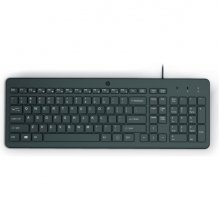 HP 150 Teclado USB - Patas Ajustables - Indicadores LED (Num/Caps) - Fabricado con Plastico Reciclado - Color Negro