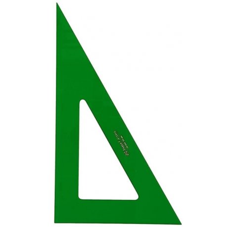 Faber-Castell Cartabon Tecnico 32cm - Sin Graduacion - Color Verde Transparente