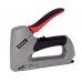 Petrus 295 Top Clavadora/Grapadora Metalica - Para Grapas 530/6 a 14mm y Pins Tipo 8 de 15mm - Ajuste de Potencia - Color Gris/Negro