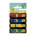 Post-it Index Pack de 4 Dispensadores con 35 Marcadores Reposicionables 11.9 x 43.2mm - Adherencia Firme - Para Marcar, Señalar o Destacar Informacion - 7000144923 - Colores Surtidos