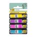 Post-It Index Pack de 4 Dispensadores con 35 Marcadores de Indice Reposicionables - Forma Rectangular - Colores Surtidos