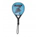 Set Coyote Pala de Padel - Forma Redonda - Marco y Cara 100% Fibra de Vidrio - Nucleo Goma Black Eva XtraSoft