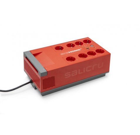Salicru SPS 850 HOME+ Sistema de Alimentacion Ininterrumpida - SAI/UPS - 850 VA - Off-line Multibase - Color Rojo