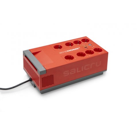 Salicru SPS 1000 HOME+ Sistema de Alimentacion Ininterrumpida - SAI/UPS - 1000 VA - Line interactive Multibase - Color Rojo