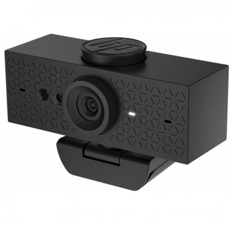 HP 625 Webcam Full HD 1080p - Autofoco - Correccion Automatica de Luz y Color - Campo de Vision 85Â° - Doble Microfono con Reduccion de Ruido - Giro 360Â° y Inclinacion 15Â° - Cubierta de Privacidad - Color Negro