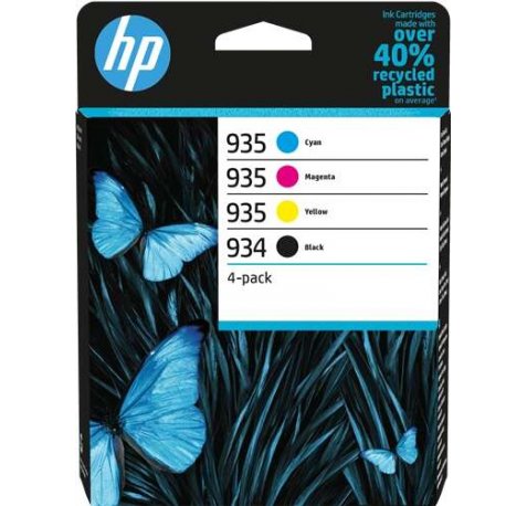 HP 934 + 935 Pack de 4 Cartuchos de Tinta Originales - 6ZC72AE