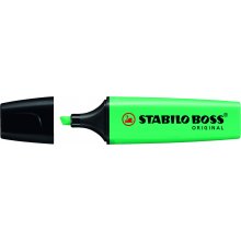 Stabilo Boss 70 Rotulador Marcador Fluorescente - Trazo entre 2 y 5mm - Recargable - Tinta con Base de Agua - Color Turquesa Fluorescente (10 uds)
