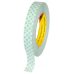 3M Cinta Adhesiva de Doble Cara 25mmx50m - Cinta de 260Âµm - Soporte de PVC de 38Âµm - Con Adhesivo 375 - Color Blanco (9 uds)