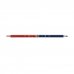 Milan Lapiz Bicolor Rojo y Azul - Mina Ã? 2.9mm - Triangular - Resistente a la Rotura (12 uds)