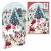 Dohe Patinando Pack de 6 Tarjetas Desplegables de Felicitacion Navideña con Sobre - Impresas a todo Color