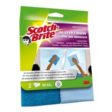 Scotch-Brite Bayeta de Microfibra para Cristales - Color Azul Scotch-Brite Bayeta de Microfibra para Cristales - Color Azul