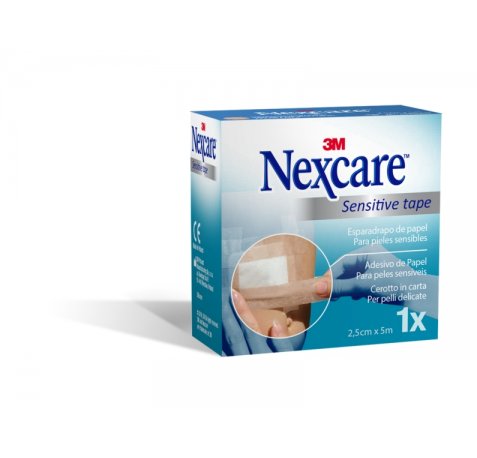 Nexcare Sensitive Esparadrapo - 25mm x 5m - Color Piel