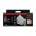 3M Aura Comfort Cool Flow Pack de 5 Mascarillas para Particulas FFP3 - Desechable - con Valvula - para Altos Niveles de Particulas - Color Blanco