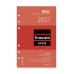 Finocam R593 Recambio para Agenda Open - Anual 2027 - Semana Vista Horizontal - Formato 500 - 117x181mm - 6 Taladros - Papel de 80g/m2 - Color Blanco