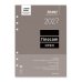 Finocam R1097 Recambio para Agenda Open - Anual 2027 - 2 Dias por Pagina - Formato 1000 - 155x215mm - 6 Taladros - Papel de 80g/m2 - Color Blanco