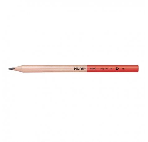 Milan Maxi Lapices de Grafito HB Maxi Triangular - Mina de 3.5mm (12 uds)