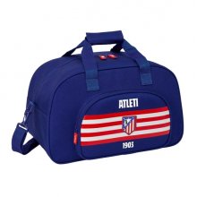 Safta Atletico de Madrid Bolsa de Deporte - Bandolera Ajustable - Bolsillo Frontal - Fondo Semirigido Extraible - Cremallera con Doble Tirador - Tacos en la Base - 40x24x23cm - Color Azul Marino Safta Atletico de Madrid Bolsa de Deporte - Bandolera Ajustable - Bolsillo Frontal - Fondo Semirigido Extraible - Cremallera con Doble Tirador - Tacos en la Base - 40x24x23cm - Color Azul Marino