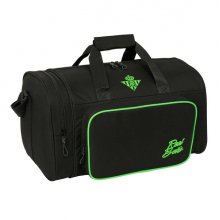 Safta Real Betis Balompie Bolsa de Deporte - Bandolera Ajustable - Bolsillo Frontal - Fondo Semirigido Extraible - Cremallera con Doble Tirador - Tacos en la Base - 47x26x27cm - Color Negro y Verde Safta Real Betis Balompie Bolsa de Deporte - Bandolera Ajustable - Bolsillo Frontal - Fondo Semirigido Extraible - Cremallera con Doble Tirador - Tacos en la Base - 47x26x27cm - Color Negro y Verde