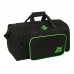 Safta Real Betis Balompie Bolsa de Deporte - Bandolera Ajustable - Bolsillo Frontal - Fondo Semirigido Extraible - Cremallera con Doble Tirador - Tacos en la Base - 47x26x27cm - Color Negro y Verde