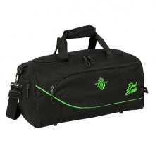 Safta Real Betis Balompie Bolsa de Deporte - Bandolera Ajustable - Bolsillos Laterales y Frontal - Fondo Semirigido - Cremallera con Doble Tirador - Base con Tacos - 50x25x25cm - Color Negro y Verde Safta Real Betis Balompie Bolsa de Deporte - Bandolera Ajustable - Bolsillos Laterales y Frontal - Fondo Semirigido - Cremallera con Doble Tirador - Base con Tacos - 50x25x25cm - Color Negro y Verde