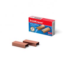 Erichkrause Grapas de Cobre ?10 - 1000 Grapas - Alta Resistencia y Facil Engrapado - Resistente a La Corrosion - Color Cobre