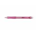 Uni-ball Shalaku M5-100 Portaminas - Ancho de Trazo 0.5mm - 2 Minas HB - Empuñadura de Caucho Antifatiga - Goma de Borrar Integrada - Color Rosa (10 uds)