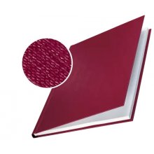 Leitz Pack de 10 Tapas Rigidas Impressbind 3,5mm - Capacidad para 15-35 Hojas A4 - Encuadernacion de Alta Calidad - Superficie de Lino Lacada - Papel Blanco sin Acido - Color Burdeos