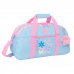 Safta Blackfit8 Smile Bolsa de Deporte - Bolsillo Frontal - Bandolera Ajustable - Asa Forrada - Tirador Doble - Tacos Protectores en Base - Fondo Extraible - 26L - 500x200x260mm - Color Azul Claro