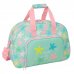 Safta Estrellas Bolsa de Deporte - Bandolera Ajustable - Bolsillo Frontal - Cremallera con Doble Tirador - Tacos en la Base - 48x33x21cm - Color Verde