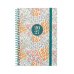 Finocam Moda Espiga Agenda Internacional - Anual 2027 - Semana Vista Vertical - 140x204mm - Goma Elastica - Tapa Dura de Carton Forrado - Esquinas Microperforadas - Papel de 80g/m2 - Multicolor