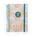 Finocam Moda Espiga Agenda Internacional - Anual 2027 - 1 Dia por Pagina - 140x204mm - Goma Elastica - Tapa Dura de Carton Forrado - Esquinas Microperforadas - Papel de 80g/m2 - Multicolor