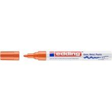 Edding 750 Rotulador Permanente - Punta Redonda - Trazo entre 2 y 4 mm. - Tinta Opaca - Secado Rapido - Color Naranja (10 uds)