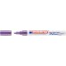 Edding 750 Rotulador Permanente - Punta Redonda - Trazo entre 2 y 4 mm. - Tinta Opaca - Secado Rapido - Color Violeta (10 uds)