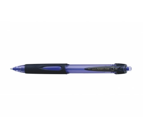 Uni-ball Power Tank SN-220 Boligrafo de Tinta Liquida - Punta de Bola 1mm - Carga Presurizada - Escribe en Cualquier Superficie - Resistente a Temperaturas Extremas - Color Azul (12 uds)