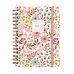 Finocam Moniquilla Agenda - Anual 2027 - Semana Vista Horizontal - Formato E10 - 155x212mm - Espiral Doble - Tapa Dura de Carton Forrado - Esquinas Microperforadas - Papel de 80g/m2 - Color Rosa