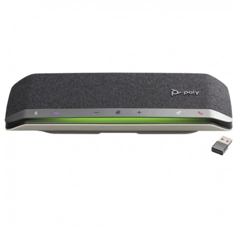 HP Poly Sync 40+ Altavoz Manos Libres + Dongle BT700 - Bluetooth - Doble Microfono - 30 Horas de Autonomia - IP64