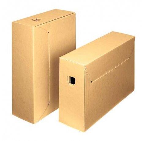 Fellowes Loeffs Pack de 50 Cajas de Archivo Definitivo - Libre de Acido 10 Años - Color Marron