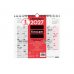 Finocam Neutro Calendario de Pared - Anual 2027 - Mes Vista - Formato M - 265x245mm - Espiral Doble - Papel de 120g/m2 - Espacio para Escribir - Color Rojo y Blanco