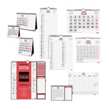 Finocam Pack de 70 Calendarios Neutros Surtidos en Catalan - Anual 2026 - Color Surtidos