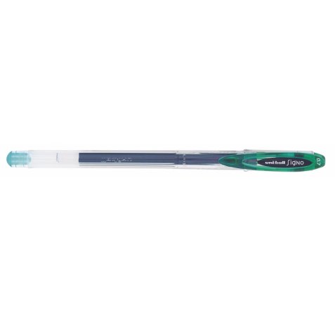 Uni-ball Signo UM-120 Boligrafo de Tinta Gel - Punta de Bola 0.7mm - Tinta Resistente al Agua y Luz - Color Verde (12 uds)