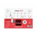 Finocam Neutro Bloc Calendario con Iman - 16 Meses - Mes Vista - Formato S - 210x150mm - Listado de Festivos - Papel de 120g/m2 - Listado de Festivos - Color Rojo/Blanco