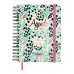 Finocam Talkual Plan Agenda - Anual 2027 - Semana Vista Horizontal - 155x217mm - Espiral Doble - Tapa Dura - Goma Elastica - Papel de 90g/m2 - Cinta Punto - Notas Adhesivas Surtidas - Multicolor