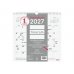 Finocam Chic Calendario de Pared - Anual 2027 - Mes Vista - 300x300mm - Espiral Doble - Papel de 120g/m2 - Espacio para Escribir - Color Blanco