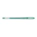 Uni-ball UM-120AC Signo Angelic Boligrafo de Tinta Gel - Punta de Bola 0.7mm - Tinta Resistente al Agua y Luz - Escribe en Papel Negro y Blanco - Color Verde (12 uds)