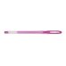 Uni-ball UM-120AC Signo Angelic Roller de Tinta Gel - Punta de Bola 0.7mm - Tinta Resistente al Agua y Luz - Escribe en Papel Negro y Blanco - Color Rosa (12 uds)