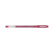 Uni-ball Signo Noble Metal UM-120NM Roller de Tinta Gel - Punta de Bola 0.8mm - Tinta Resistente al Agua y Luz - Escribe en Papel Negro y Blanco - Color Rojo (12 uds)
