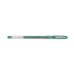Uni-ball Signo Noble Metal UM-120NM Boligrafo de Tinta Gel - Punta de Bola 0.8mm - Tinta Resistente al Agua y Luz - Escribe en Papel Negro y Blanco - Color Verde (12 uds)