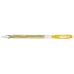 Uni-ball Signo Sparkling UM-120SP Boligrafo de Tinta Gel - Punta de Bola 1mm - Tinta Pigmentada Resistente al Agua y Luz - Efecto Purpurina - Color Oro (12 uds)